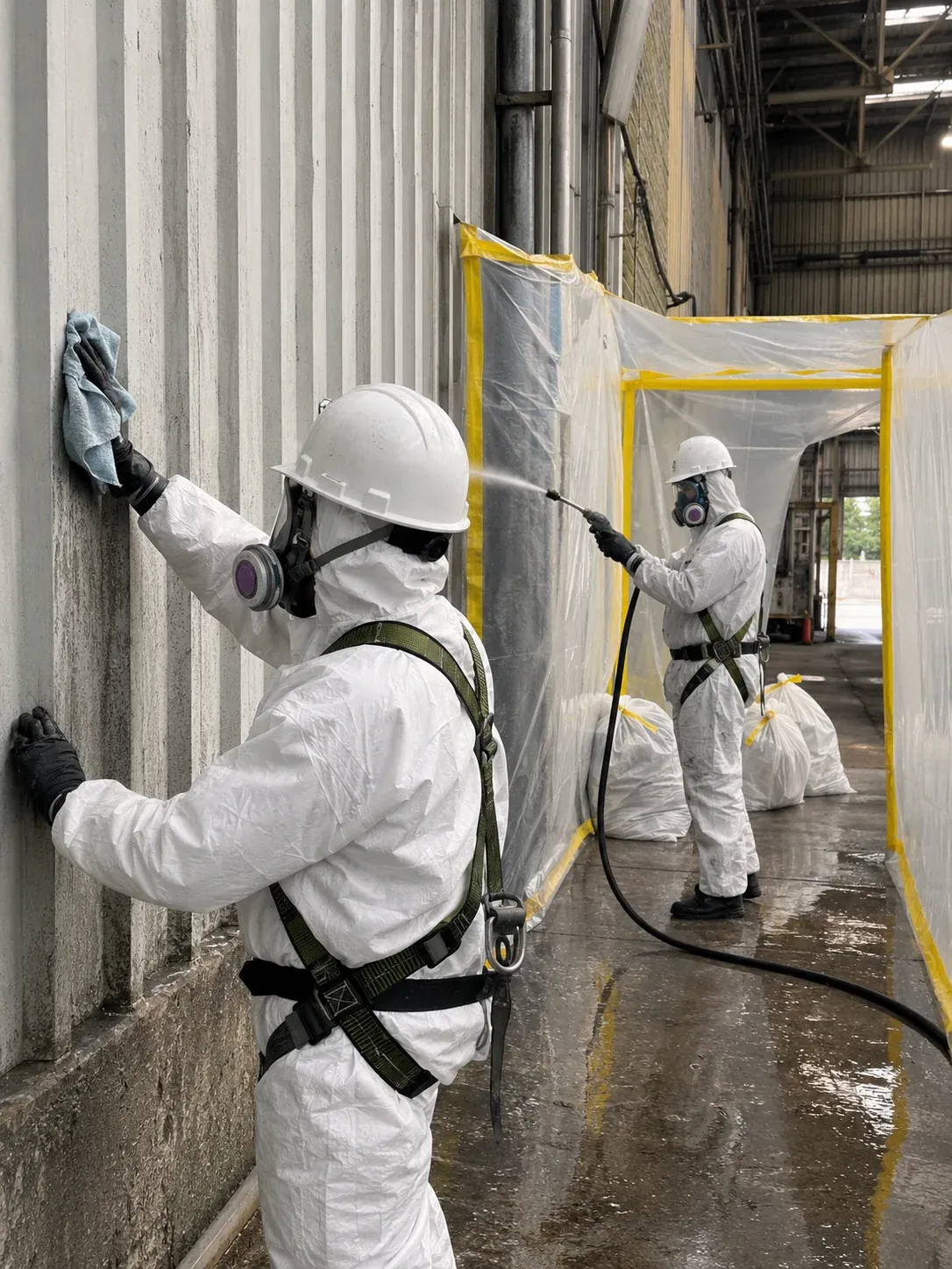 Lavado y descontaminación de superficies bajo confinamiento
