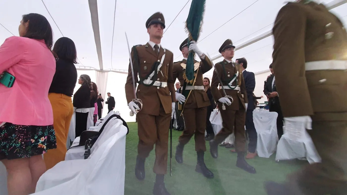 Ceremonia del Círculo de Amigos de Carabineros